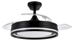 ventilador-retractil-negro-abrila-cerrato-motor-dc Ventilador retráctil Abrila Cerrato negro motor DC luz Led