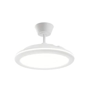 Ventilador retráctil Sulion Bombay S blanco luz Led