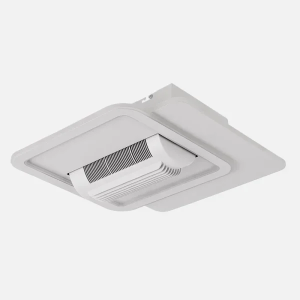 ventilador-techo-241391001 Ventilador de techo Abrila Obelisco blanco luz LED 48 cm