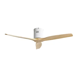 ventilador-techo-abrila-aguilon-sin-luz-motor-dc-3-aspas-madera-madera-clara-128290368 Ventilador de techo Abrila Aguilon blanco madera sin luz 132 cm