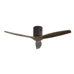 Ventilador Abrila Aguilon marrón madera sin luz 132 cm