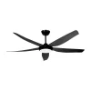 ventilador-techo-abrila-altea-led-motor-dc-5-aspas-262491509 Ventilador de techo Abrila Altea negro luz LED 142 cm