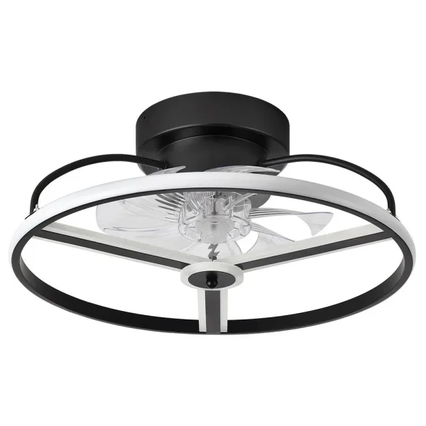 ventilador-techo-abrila-anuska-led-motor-dc-188691709 Ventilador de techo Abrila Anuska negro luz LED 70 cm