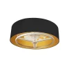 ventilador-techo-abrila-anuska-led-motor-dc-188691716 Ventilador de techo Abrila Anuska Oro negro luz LED 70 cm