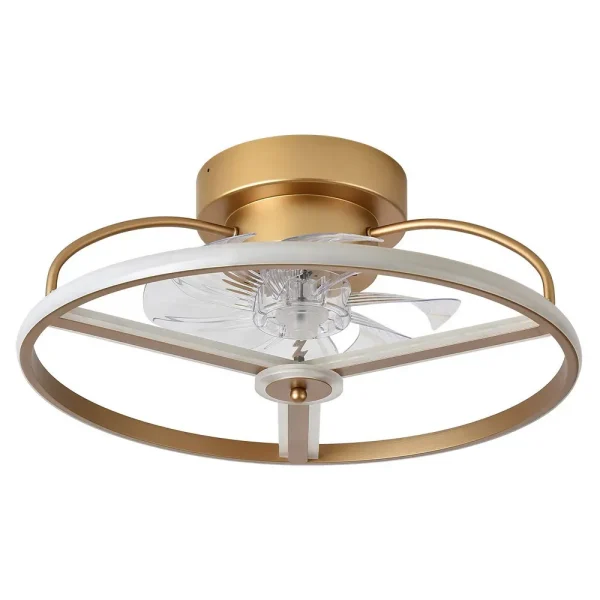 ventilador-techo-abrila-anuska-led-motor-dc-mando-oro-188691716 Ventilador de techo Abrila Anuska Oro negro luz LED 70 cm