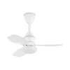 Ventilador de techo Abrila Asaf blanco luz LED 62 cm