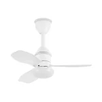 Ventilador de techo Abrila Asaf blanco luz LED 62 cm