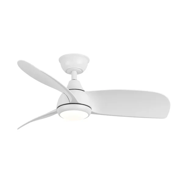 Ventilador de techo Abrila Atomo blanco luz LED 91 cm