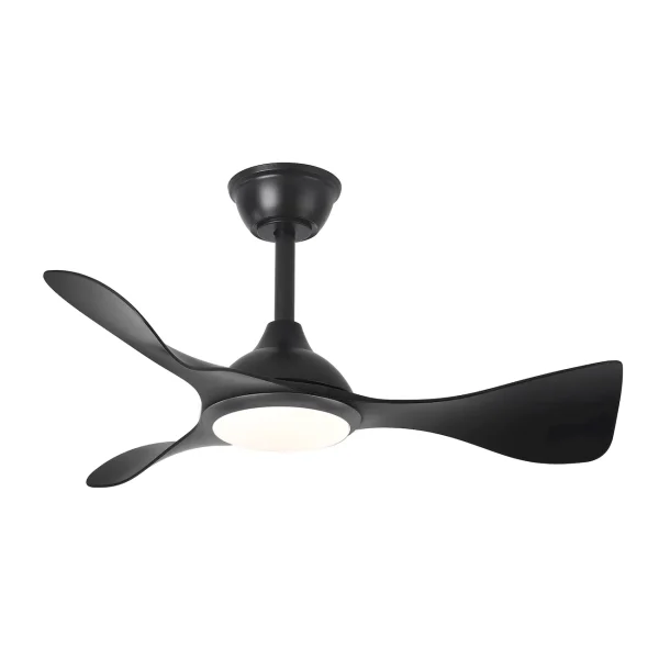 ventilador-techo-abrila-cairo-led-motor-dc-3-aspas-241691309 Ventilador de techo Abrila Caiman negro luz LED 89 cm