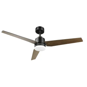 ventilador-techo-abrila-captus-led-motor-dc-3-aspas-212391309 Ventilador Abrila Captus negro roble luz LED 132 cm