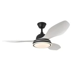 ventilador-techo-abrila-datoo-led-motor-dc-3-aspas-182991326 Ventilador de techo Abrila Datoo negro luz LED 120 cm