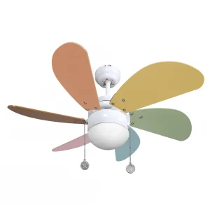 ventilador-techo-abrila-delfin-luz-6-aspas-pastel-008891611 Ventilador de techo Abrila Delfin Blanco Pastel Con Luz 77 cm