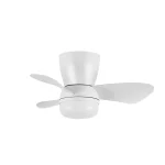 Ventilador de techo Abrila Enoc blanco luz LED 58 cm