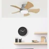 Ventilador de techo Abrila Gregario Gris luz LED 82 cm