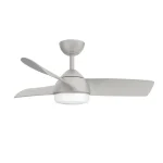 Ventilador de techo Abrila Haur blanco luz LED 107 cm