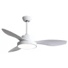 Ventilador de techo Abrila Hayate blanco luz LED 120 cm