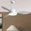 Ventilador de techo Abrila Hayate blanco luz LED 120 cm