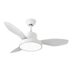 Ventilador de techo Abrila Hayate Mini blanco luz LED 97 cm