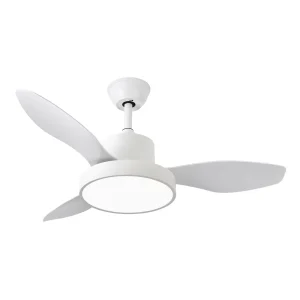 ventilador-techo-abrila-hayate-mini-led-motor-dc-3-aspas-128599301 Ventilador de techo Abrila Hayate Mini blanco luz LED 97 cm