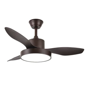 ventilador-techo-abrila-hayate-mini-led-motor-dc-3-aspas-128599302 Ventilador de techo Abrila Hayate Mini marrón luz LED 97 cm