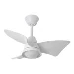 Ventilador de techo Abrila Jaguar blanco luz LED 96 cm