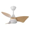 ventilador-techo-abrila-jaguar-led-motor-dc-3-aspas-haya-241791368 Ventilador de techo Abrila Jaguar blanco haya luz LED 96 cm