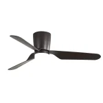 Ventilador de techo Abrila Kochi marrón luz LED 132 cm