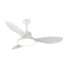 ventilador-techo-abrila-mandala-led-rgb-motor-dc-3-aspas-246091301 Ventilador de techo Abrila Mandala blanco luz LED 120 cm