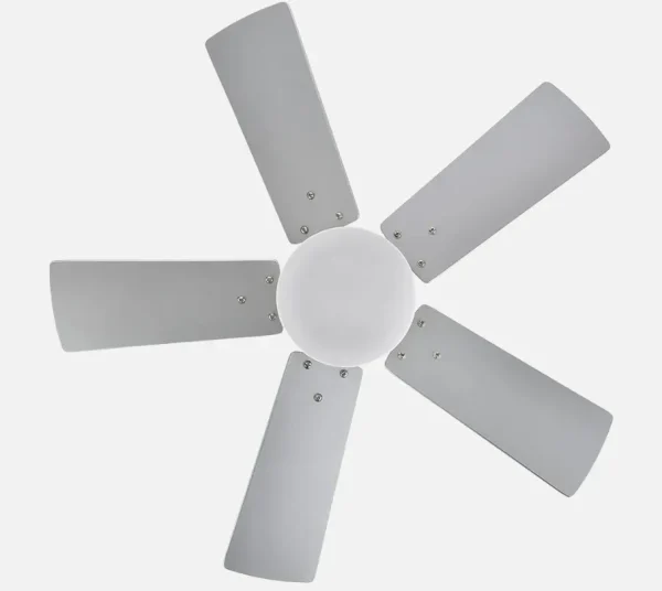Ventilador de techo Abrila Marta níquel haya luz LED 76 cm