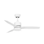 Ventilador de techo Abrila Montiel blanco luz LED 106 cm