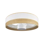 Ventilador de techo Abrila Olga blanco LED 70 cm