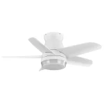 Ventilador de techo Abrila Neutron blanco luz LED 91 cm