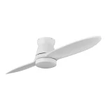 Ventilador de techo Abrila Nordic blanco luz LED 132 cm