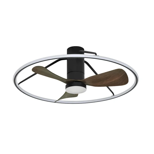 ventilador-techo-abrila-oporto-led-motor-dc-3-aspas-madera-oscura-243691388 Ventilador de techo Abrila Oporto negro madera luz LED 84 cm
