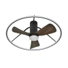 ventilador-techo-abrila-oporto-led-motor-dc-negro-madera-oscura-243691388 Ventilador de techo Abrila Oporto negro madera luz LED 84 cm