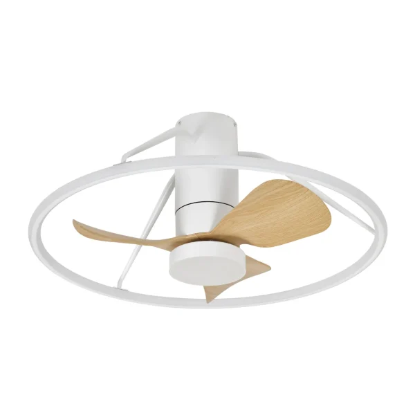 ventilador-techo-abrila-oporto-mini-led-motor-dc-3-aspas-haya-243699068 Ventilador de techo Abrila Oporto Mini blanco haya luz LED 66 cm