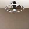 ventilador-techo-abrila-oporto-mini-led-motor-dc-mando-negro-madera-oscura-243699088 Ventilador de techo Abrila Oporto Mini negro nogal luz LED 66 cm