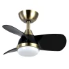 ventilador-techo-abrila-pirdo-led-motor-dc-3-aspas-negro-186291336 Ventilador de techo Abrila Pirdo cuero negro luz LED 60 cm