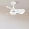 ventilador-techo-abrila-pirdo-led-motor-dc-blanco-186291301 Ventilador de techo Abrila Pirdo blanco luz LED 60 cm