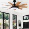 ventilador-techo-abrila-pireo-led-mando-motor-dc-negro-185391982 Ventilador de techo Abrila Pireo negro nogal luz LED 132 cm