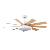ventilador-techo-abrila-pireo-led-motor-dc-blanco-185391968 Ventilador de techo Abrila Pireo blanco haya luz LED 132 cm