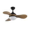 ventilador-techo-abrila-solido-led-motor-dc-3-aspas-madera-oscura-213591328 Ventilador de techo Abrila Solido negro madera luz LED 91 cm