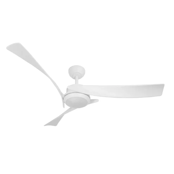 Ventilador de techo Abrila Tarento blanco luz LED 132 cm