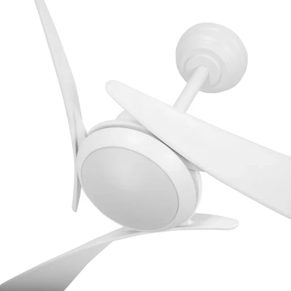 Ventilador de techo Abrila Tarento blanco luz LED 132 cm