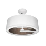 Ventilador de techo Abrila Tatiana blanco oxido luz LED 62 cm