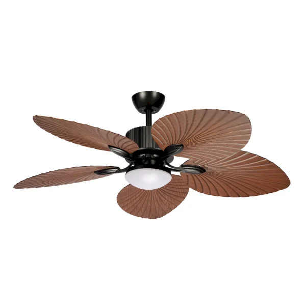 ventilador-techo-abrila-torcal-led-motor-dc-5-aspas-madera-oscura-262791536 Ventilador de techo Abrila Torcal negro madera luz LED 130 cm