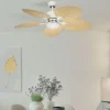 ventilador-techo-abrila-torcal-led-motor-dc-blanco-madera-clara-262791568 Ventilador de techo Abrila Torcal blanco madera luz LED 130 cm