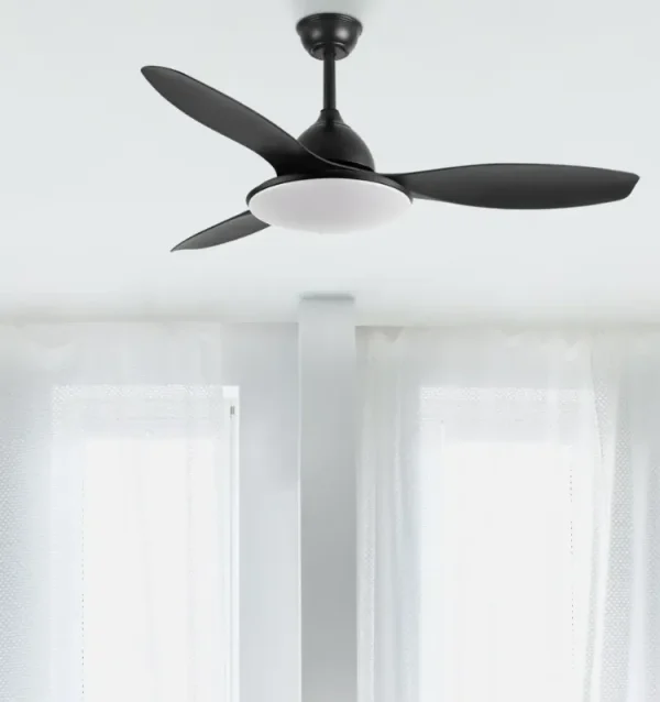 ventilador-techo-abrila-yael-led-motor-dc-mando-negro-159391309 Ventilador de techo Abrila Yael negro luz LED 122 cm