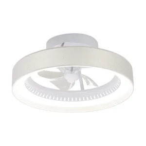 ventilador-techo-alemar-arco-led-motor-dc-5-aspas-16032 Ventilador de techo Alemar Arco blanco luz LED 50 cm