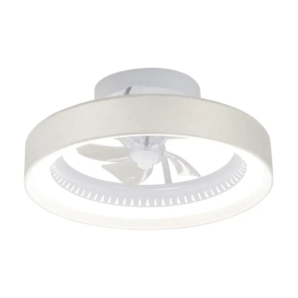 ventilador-techo-alemar-arco-led-motor-dc-5-aspas-16032 Ventilador de techo Alemar Arco blanco luz LED 50 cm